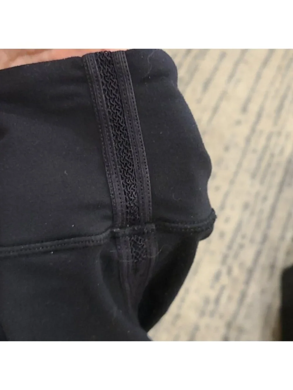 Lululemon Wunder Under Crop*RuffleBlack